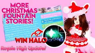 Royale High - MORE NEW CHRISTMAS FOUNTAIN STORIES! Christmas Update 2021