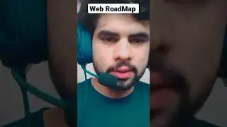 Web Roadmap where we start web development#thepycode