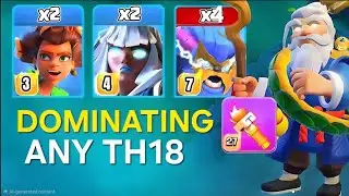  TH18 Root Rider + Electro Titan + Super Yeti Attack Strategy|#clashofclans Pak #1 Clan Strategy