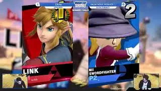 [Smash Out 2018] Winners Finals: srAk (Link) vs. Anonymous Moniker 3 (Mii Swordfighter)
