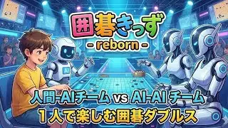 １人で囲碁ダブルス！（ペアで打つ碁）　囲碁きっず - reborn -