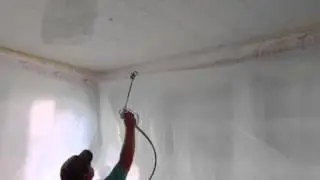 Spraying Interior Ceiling Primer - Sherwin Williams ProBlock