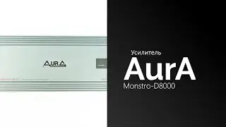 Распаковка усилителя AurA Monstro-D8000