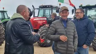 Protesta trattori, agricoltori da Brindisi in Regione Puglia: “L'agricoltura è in ginocchio”