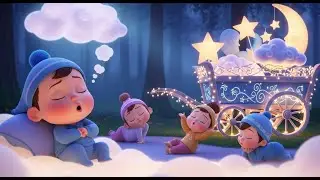 Stars Are Shining Tonight ✨🌙 Gentle Lullaby Song for Kids | Relaxing Bedtime Adventure