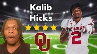 Kalib Hicks Highlights Reaction! Oklahoma Football Commit!