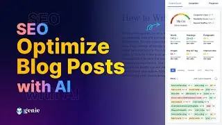 Blog SEO Optimization with Ai in Minutes | SEO Feature | GetGenie AI