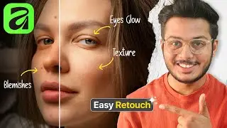 Easy Photo Retouching in Affinity by Canva🔥 | Beginner Tutorial (Lesson 1)