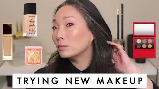 TRYING NEW MAKEUP - NARS | PAT MCGRATH | NABLA
