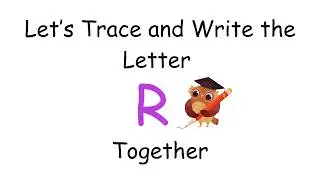 Letter R Tracing ✏️ Learn Uppercase & Lowercase R | Handwriting Practice for Kids