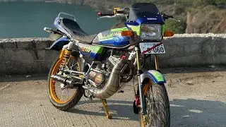 Yamaha RX-115 RXS custom built by KC CUSTOMS Chennai contact (9677184462)