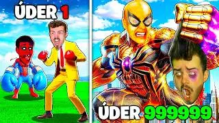 SPIDERMAN se vylepšuje KAŽDÝM BOUCHNUTÍM v GTA 5!