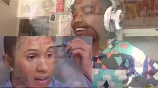 Reaction to cardi b 90 second makeup routine