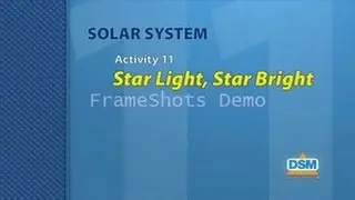 Solar System - Activity 11: Star Light, Star Bright