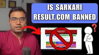 why did sarkari result website is not working | is sarkari result website banned.