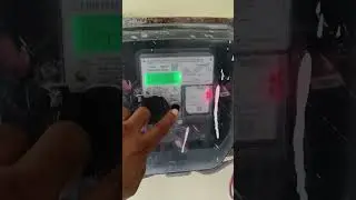 smart metre me restart button hota hai  Jo Kale rang ka button hota Hai #electricianwork #
