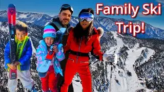 Hilarious Kid Ski Fails & Wins at Big Bear! Bunny Slopes to Fast Runs | Family Snow Day