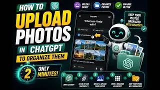 How to upload photos in Chatgpt to organize them only just in 2 minutes