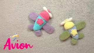 Avión amigurumi. Patrones amigurumi gratis. Juguetes para niños a crochet - Peluditos y Blanditos.