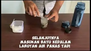 cara membersihkan batu akaline  G water
