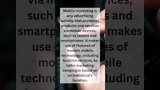 What Is Mobile Marketing