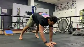 Flow: Deep Squat Bear Walk to Shoulder Mobility (paddle)