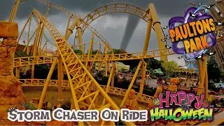 Storm Chaser Halloween On Ride at Tornado Springs Paultons Park (Oct 2022) [4K]