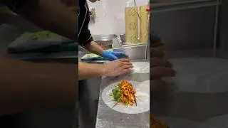 How to make pulled chicken roll ￼# hotel style #hotelvideo #youtuber #youtubevideo #hotelvlog