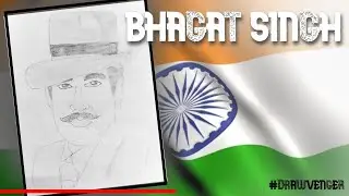 bhagat singh drawing /#Ajay Devan drawing / Drawvenger#shorts