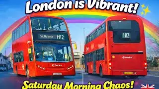 Saturday Morning London | Riding the Buses