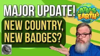 Major Atlas Earth Update! New Country, Badges & Pro Athlete Talk!