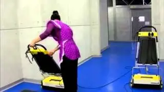 Rotowash: Модель R5B - уборка напольной ПВХ плитки
