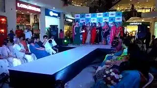 Anchor Geetimoni Patir hosting a fashion show# Inauguration of M.g Store by Nishita Goswami..