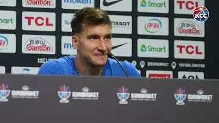 Konferencija za medije reprezentacije Srbije pred početak Evropskog prvenstva