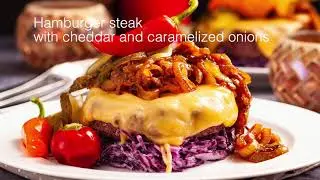 Best Veal Cutlet Recipe | Hamburger Steak with Cheese And Onions