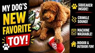 Huxley & Kent Funny Dog Toy w/Squeaker &ndash; Power Plush Squeaky Dog Toys Review #huxley #dogtoys