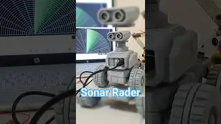 Robot&rsquo;s Sonar Radar in Action!