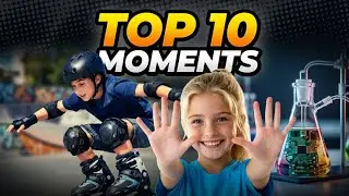 Top 10 AMAZING Kids Moments! Sports, Tricks & Science Fun