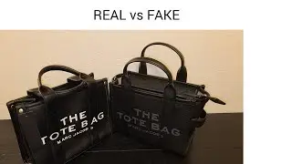 Real vs.Fake Marc Jacobs tote bag