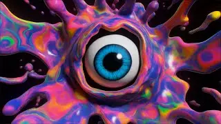 1 Hour of Psychedelic AI Visuals &bull; Trippy Abstract Blob Animation for Relaxing & Creativity