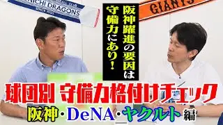 【今年守備力が向上した球団はどこ？】球団別守備力格付けチェック　阪神・DeNA・ヤクルト編