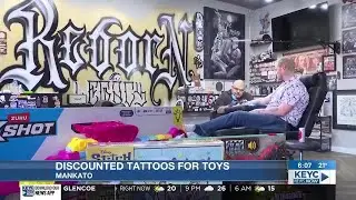Local tattoo shop offers discounts for those who support their toy drive