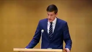 Anton Abele (M) talar om ungdomsbrottslighet