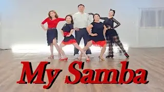 My Samba Line Dance | 마이 삼바 라인댄스 | Low Intermediate | Ruda Line EZ |