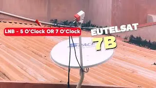 Tracking EUTELSAT 7B using SES-5 as a point of reference