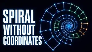 Logarithmic spiral generation