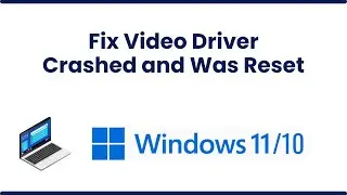 Fix Video Driver Crashed and Was Reset on Windows 10 /11