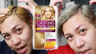 LOREAL CASTING CREME GLOSS SATIN BLONDE 801 | REVIEW ON ASIAN HAIR