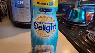 International Delight Cinnabon Classic Cinnamon Roll Coffee Creamer Sip N Review