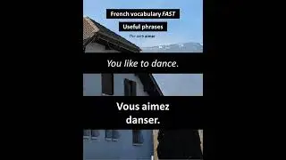 You like to dance / vous aimer danser  #frenchforbeginner